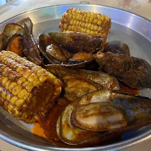 Lunch Special Boil (Green Mussels)