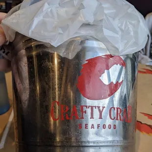 Bucket for debris