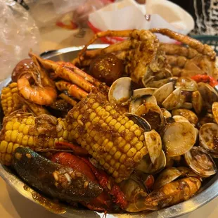 Large seafood platter