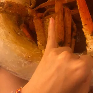 Tiny snow crab legs worth $30