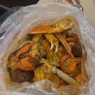A. Snow Crab & Headless Shrimp Combo