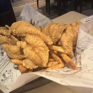 4 Piece Fried Catfish Basket