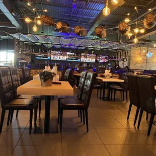 the interior of a restaurant