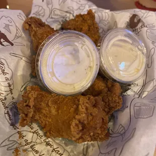 Old Bay Wings and Ranch