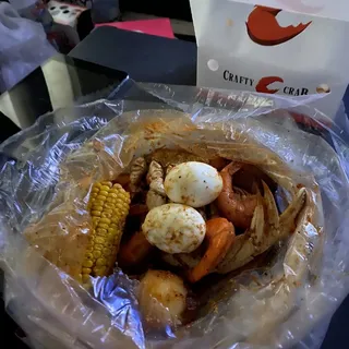 Snow Crab & Headless Shrimp