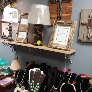 a display of jewelry