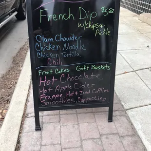 Just a select few choices available on our new cafe menu with a new special every day.