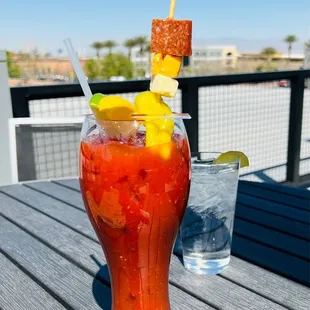 Hubby&apos;s Bloody Mary first one he ever liked