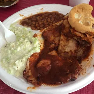 Pork dinner plate at Craig's!