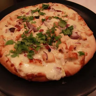 a close up of a pizza