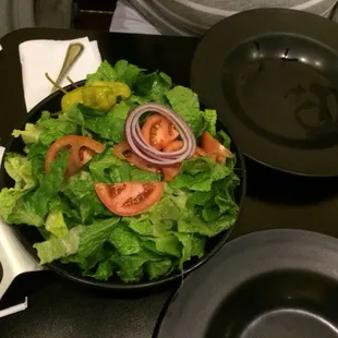 This is the 7.99 salad. Basically all lettuce!