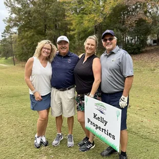 Paige, Jon, Mary &amp; Richie, back on 11/1/24 for the Gaston Association of Realtors Charity tourney.