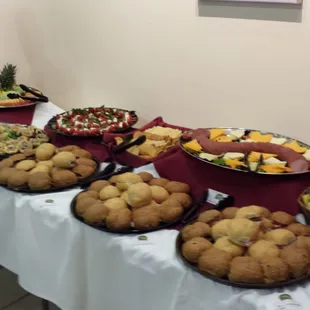 This was one of our Hors d'oeuvres tables.