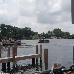a boat on the water