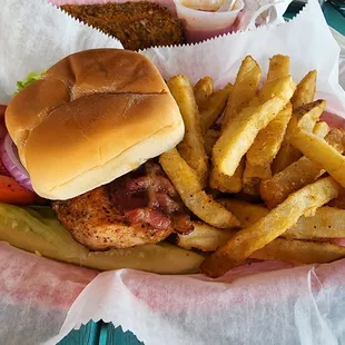 Grilled chicken sandwich