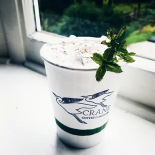 Muddled Mint Iced Coffee