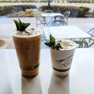 The Muddled Mint Iced Coffee is the perfect Sumner drink