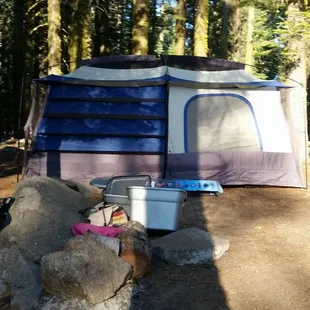 Site 211. We had 2 tents at our site.