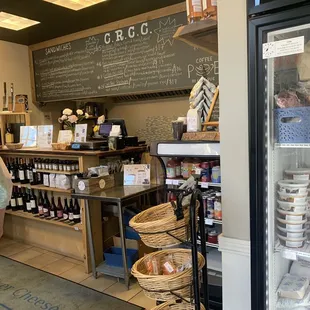 Inside of store