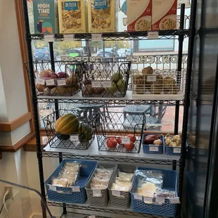 Some curated and pricy grocery items