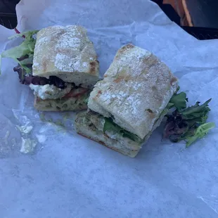 Sage turkey sandwich