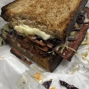 Pastrami sandwich.