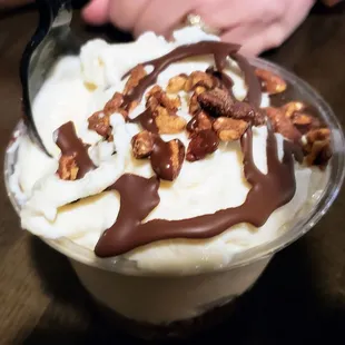 Bourbon Ball Sundae at Crank and Boom Clay&apos;s Mill