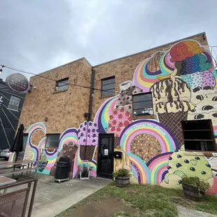 Outside of the building