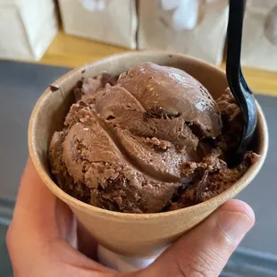 Dark chocolate truffle