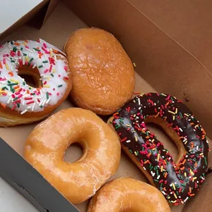 a box of assorted donuts