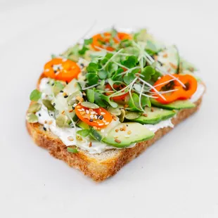 Probiotic Cucumber Toast