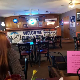 a woman sitting at a table