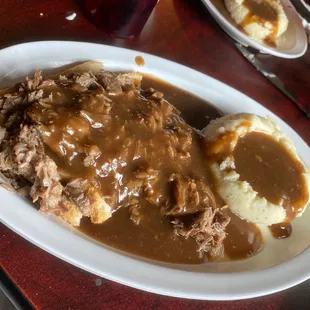 Open Face Roast Beef