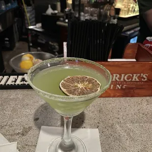 Basil Gimlet Martini