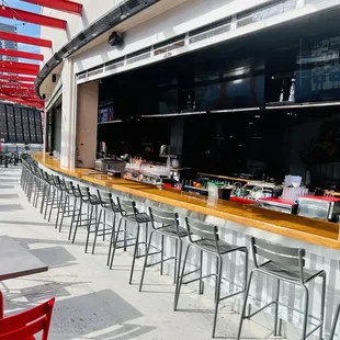 Gorgeous patio overlooking Fremont St