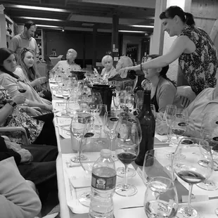 Riedel glassware seminar in full effect.