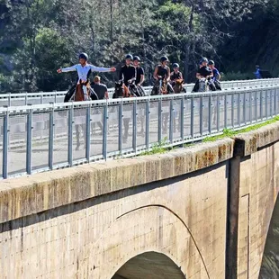 No Hands Bridge at the American River Classic 50.