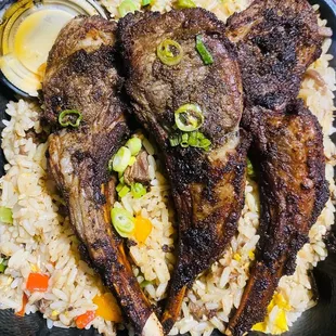 Lamb Chop w/White Rice