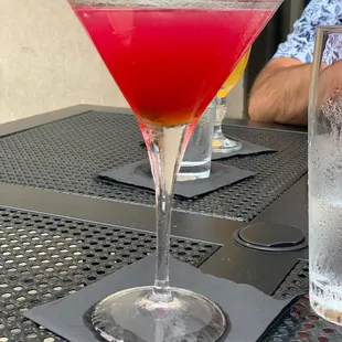 Pear martini ...a bit too sweet