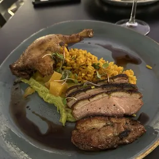 Tandoori spiced duck