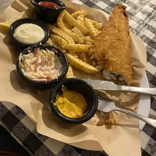 My unfinished plate that took home to eat later