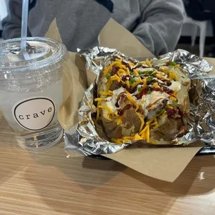 Loaded baked potato