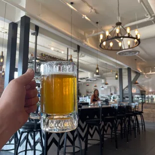 Great pizza and beer