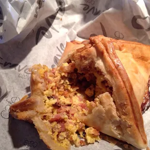 Inside of the Breakfast Pyramid.