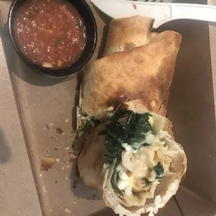 Breakfast Burrito- so good!!