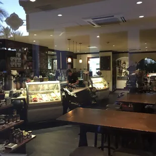 interior, sushi and sashimi