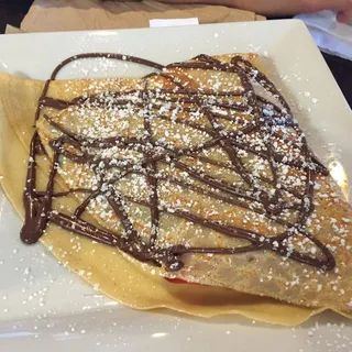 Combo Strawberry and Banana Nutella Crepe