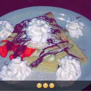 3 Combo Strawberry, Banana and Blueberry Crepe