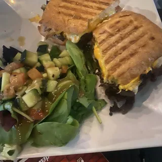 Philly Cheese Chicken Panini