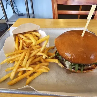 Crave Burger and Fries